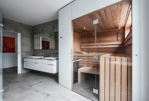سونای خشک طراحی مدرن و جدید , ساخت