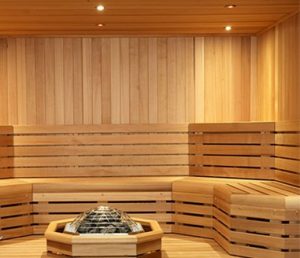 sauna٬ ساخت سونا٬ نورپردازی سونای خشک